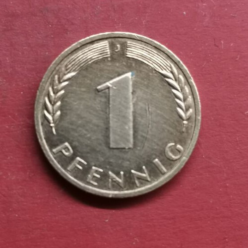 Germany 1 Pfennig Coin 1969 like new