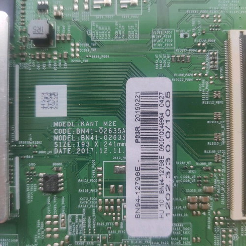 Samsung UE50NU7472U mainboard and power supply like new