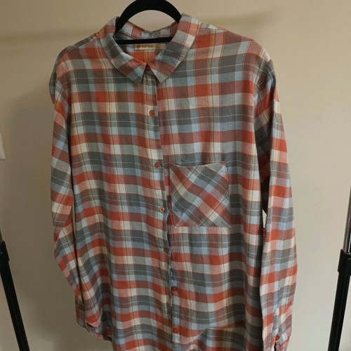 Pop Air checked shirt XL new, 100% cotton