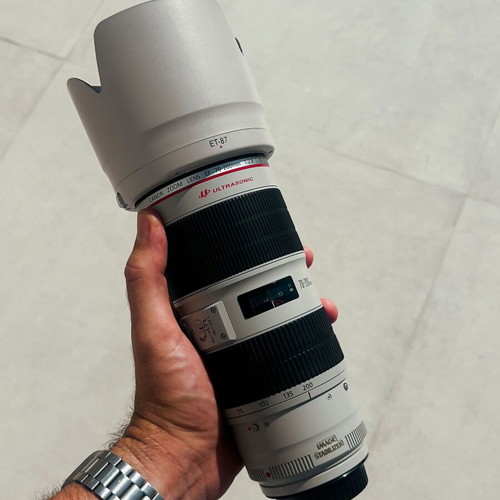 Canon 70-200mm f2.8 Mark II and 16-35mm f2.8 Mark II lenses with RF-EF adapter like new