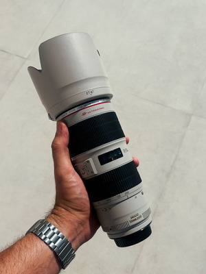 Canon 70-200mm f2.8 Mark II and 16-35mm f2.8 Mark II lenses with RF-EF adapter like new