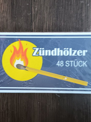 German safety matches large, new, size 11×5.5 cm