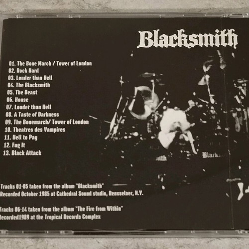 Blacksmith Fire from Within metal CD used