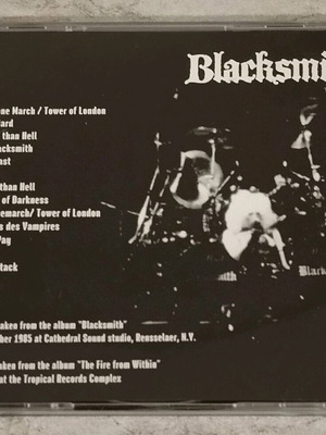 Blacksmith Fire from Within metal CD used