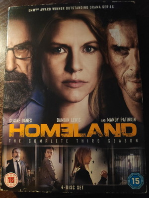 DVD Homeland The Complete Third Season καινούργιο, σφραγισμένο με αγγλικούς υπότιτλους
