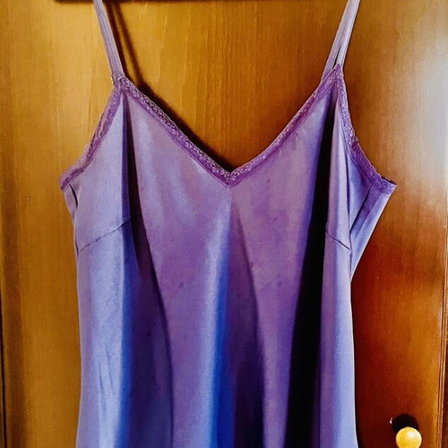 Molly Bracken Ladies Woven Camisole new, cobalt blue, size large