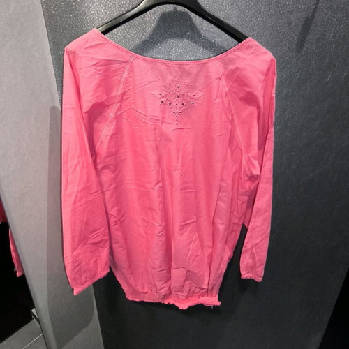 Pink cotton shirt Etam new, size large