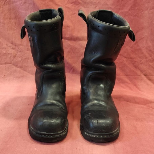 Firefighter boots No42\43 like new leather fire-resistant