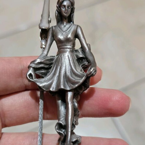 Metal fairy decorative with photo clip new