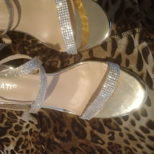 Gold sandal new size 41