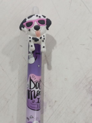 Magic pen with dog eraser 14.5cm new