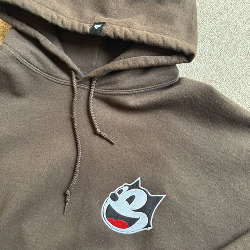 Warg hoodie dark brown like new, XL
