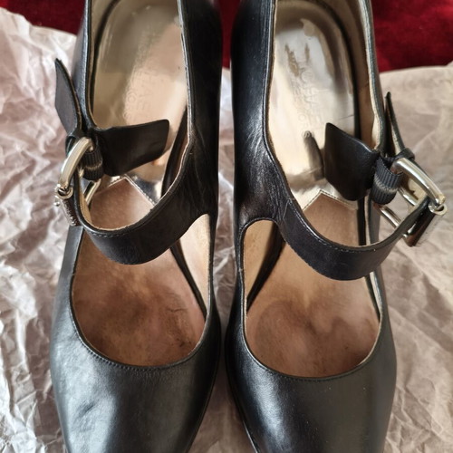 Michael Kors Mary Jane platform pumps black leather used