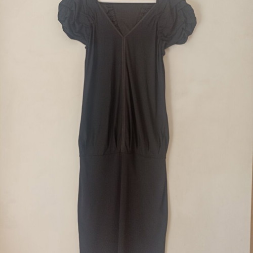 Marithe Francois Girbaud black midi dress