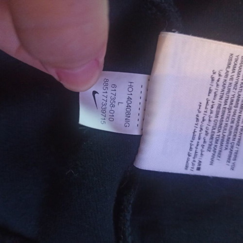 Nike Tech Fleece ζακέτα με κουκούλα μεταχειρισμένη, γυναικείο νούμερο L, μαύρο