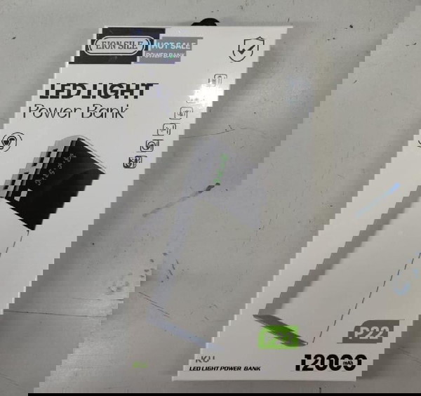 Power Bank 12000mAh με 2 Θύρες USB-A Λευκό