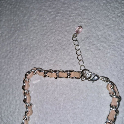 Fos chain wrist bracelet like new pink