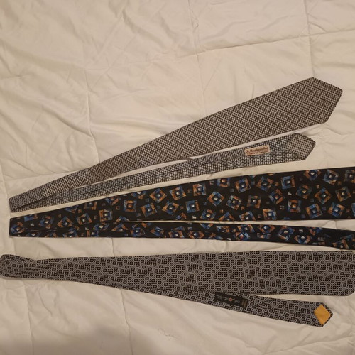 Classic ties like new, set of 3 pieces