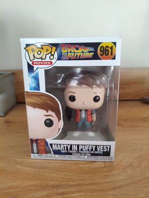 Funko Pop Marty in Puffy Vest 961 like new