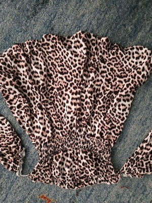 Shein women's mini dress XL like new, animal print