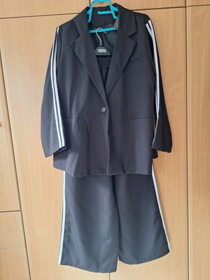 Parizianista set jacket and pants new, black, one size
