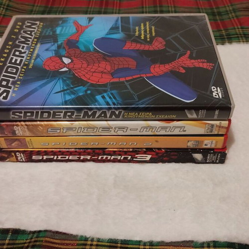 Spiderman Trilogy and Animated Series DVD like new, special edition