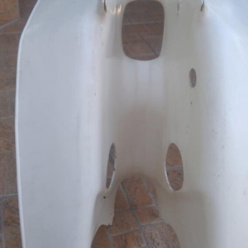 Honda C50 6v fairing used, white