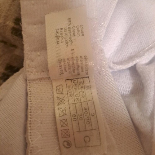 White nursing bra new