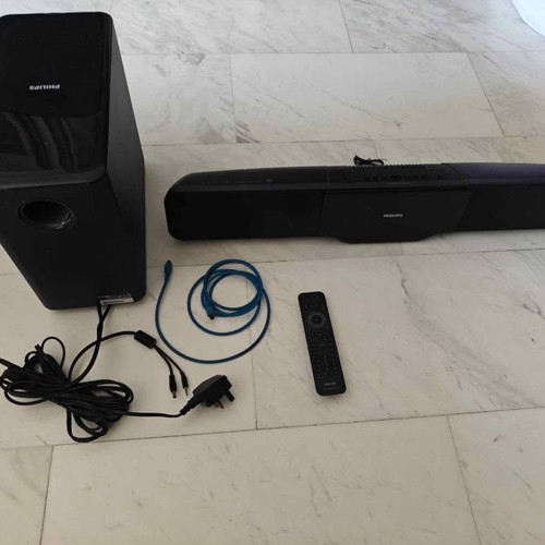 Philips Soundbar with Wireless Subwoofer Like New