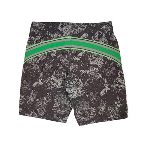 Y2K Indentity vintage men's shorts with hidden pocket like new, brown and green