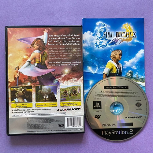 Final Fantasy X PlayStation 2 game used, Platinum Edition