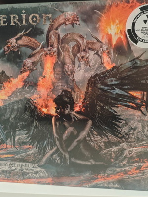 Therion Leviathan II LP Limited Edition σφραγισμένο, πορτοκαλί με μαύρες/λευκές πιτσιλιές