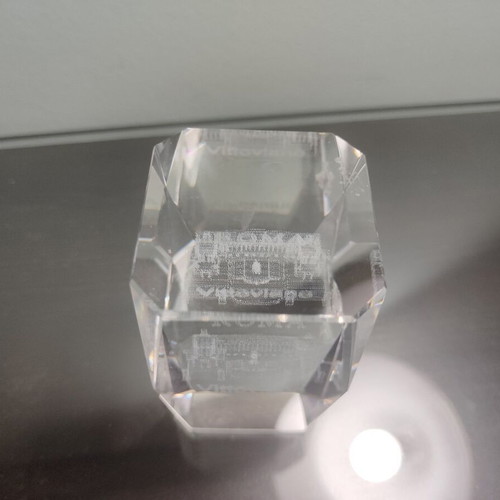 Decorative glass 3D Vittorio Emanuele II National Monument like new