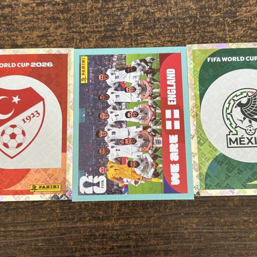 Panini Turkey England Mexico Stickers new