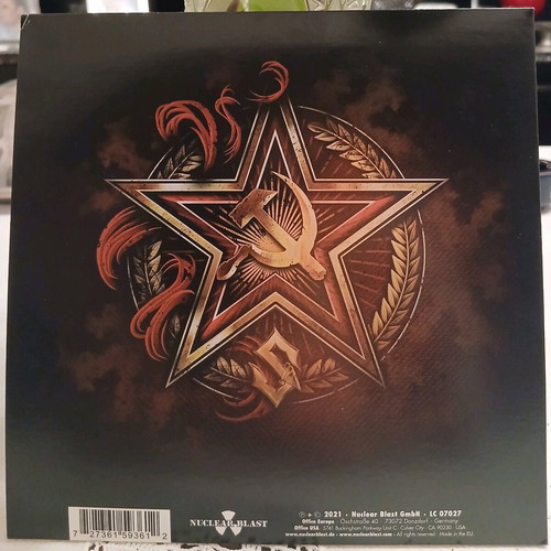 Sabaton Defence Of Moscow vinyl single 7" 45 RPM red limited edition like new