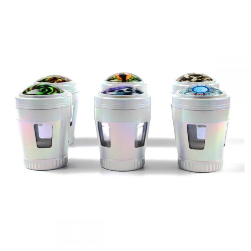 Metal grinder with window 46mm new