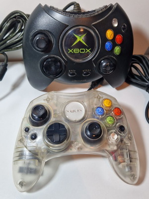 Xbox original Crystal και Duke χειριστήρια σαν καινούργια
