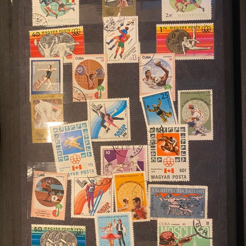 Collection of old postage stamps used in very good condition