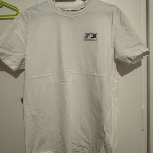 Tommy Hilfiger men's short-sleeve white shirt like new, size L