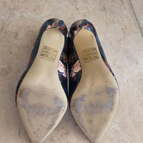 Aldo Stessy Floral Pumps New, Pointed Toe Stiletto Heels