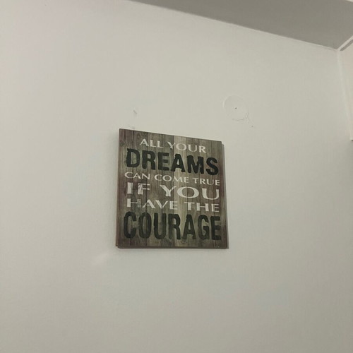 Wall frames with inspirational quotes wooden like new