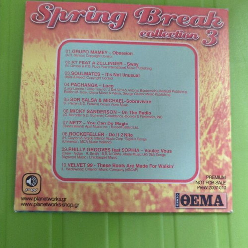 Spring Break collection 3 CD used