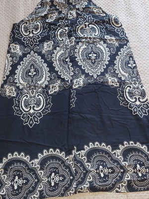 Mini dress used, size 4XL, black and white
