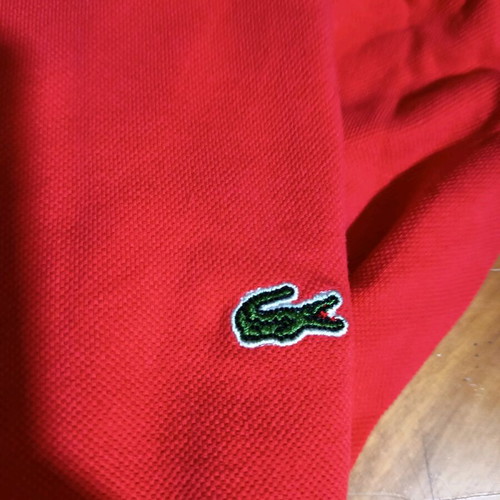 Men's blouse with buttons new, size large, red