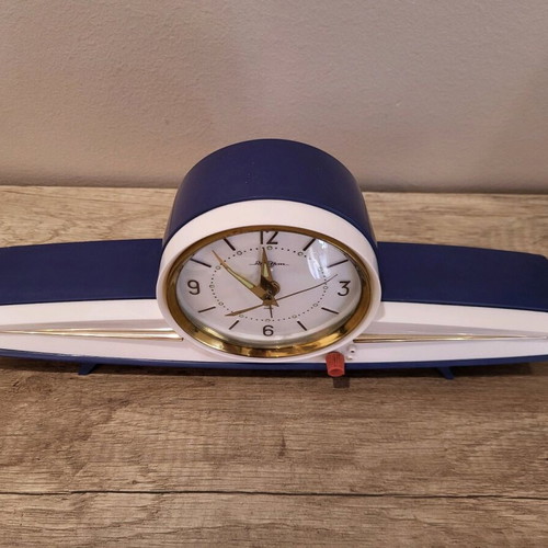 Rhythm table clock used, Japan, rare