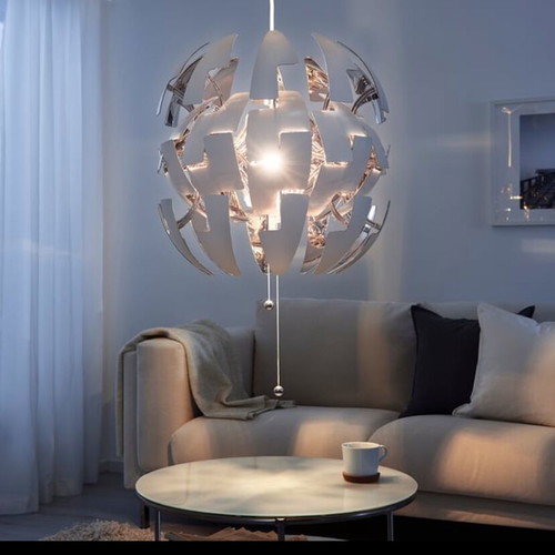 Ikea ceiling light set with lamp like new