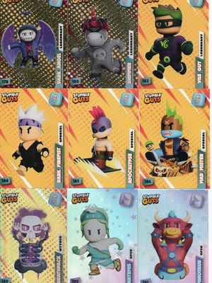 Stumble Guys collection of 30 new cards
