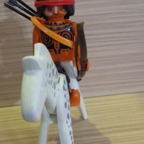 Playmobil Indian with Horse figure like new