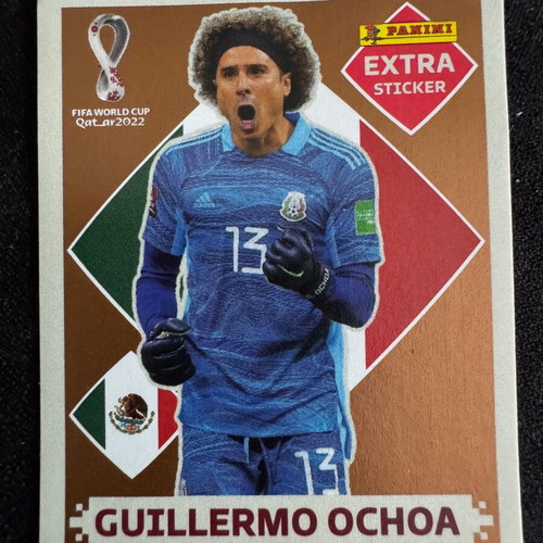 Panini FIFA World Cup Qatar 2022 Guillermo Ochoa Legend bronze sticker like new