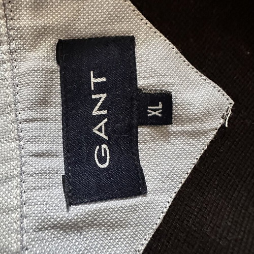 Gant men's short-sleeve shirt used, size XL, black